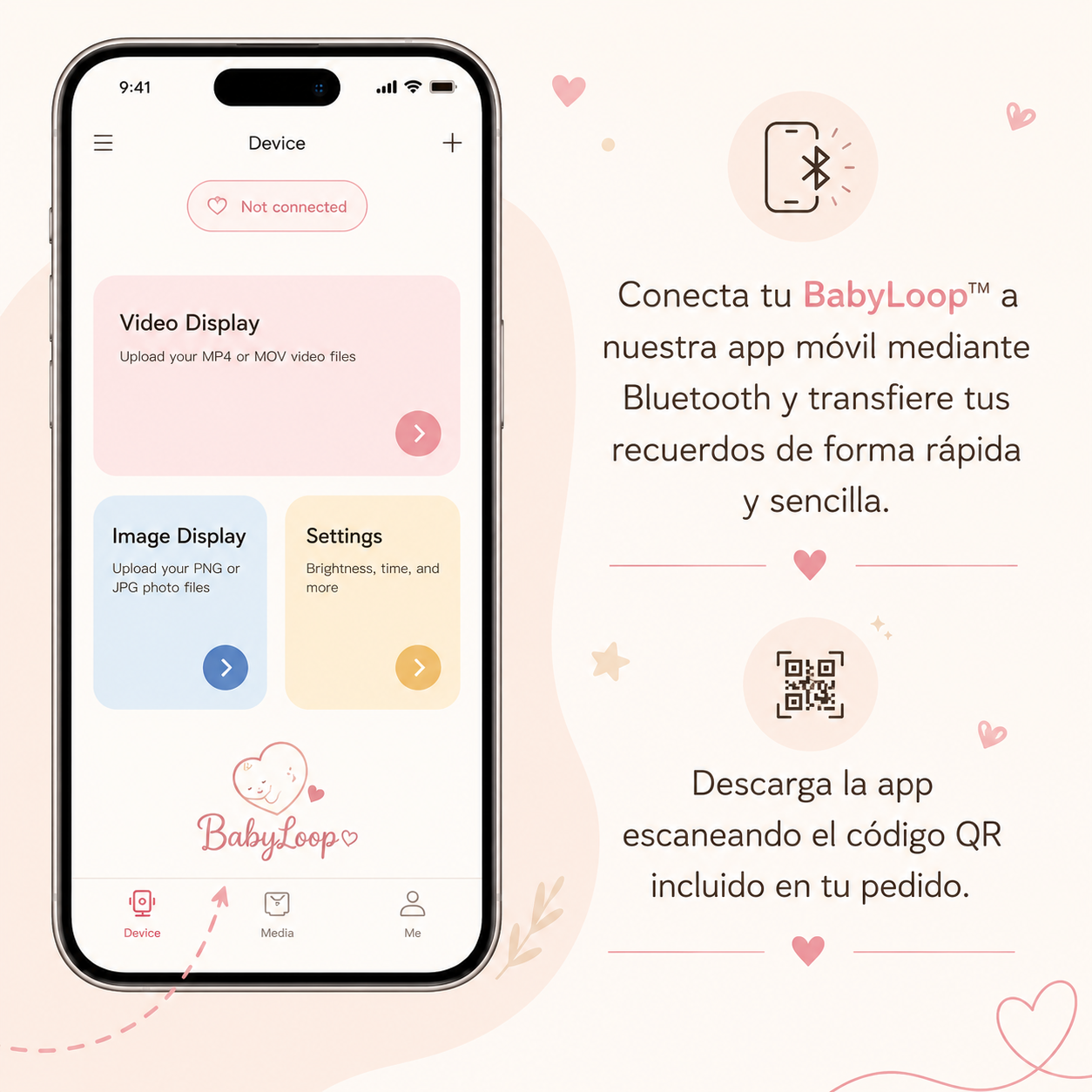 BabyLoop™ - El primer recuerdo de tu bebé
