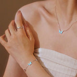 Set Mariposa Luminosa Amoré™ — Collar + Pulsera